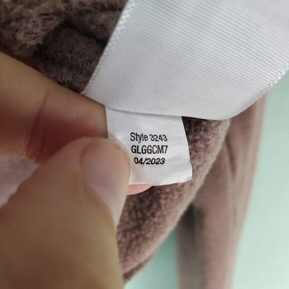 Aeropostale Womens Mocha Brown Zip Up Floral Embroidered Hoodie Size Medium - Picture 7 of 7